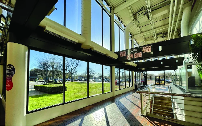 Daylit atrium inside The Meadows